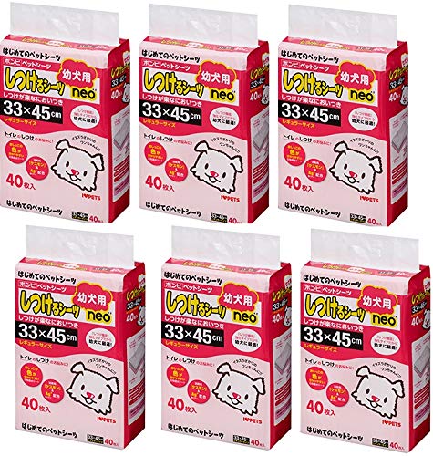 ボンビアルコン しつけるシーツ幼犬用 neoレギュラーサイズ 40枚入り 6袋