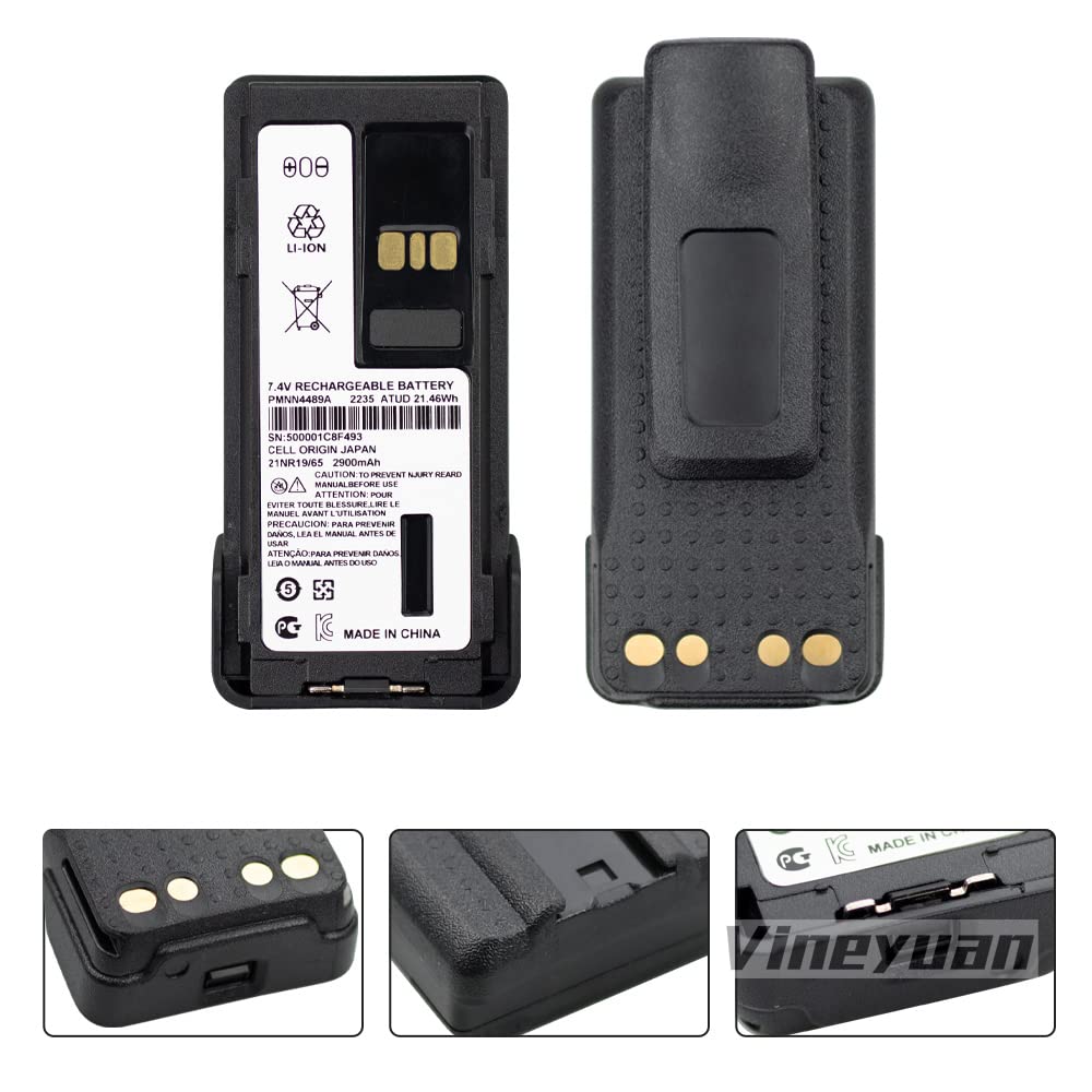 PMNN4489A bateria litowo-jonowa 2900mAh Duża pojemność dla Motorola GP328D+ GP338D+ P8668I APX900 DGP5050E DGP5550E DGP8050E DGP8550E DP4801E XIRP8600000I Radios Bateria do ładowania