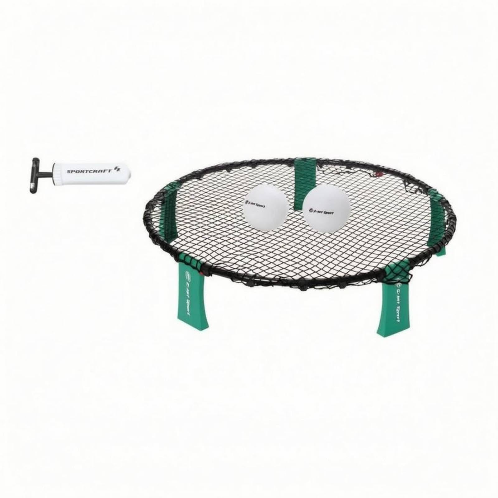 Circular Net Game Green Stabilizing Legs Ball Toss and Throwing Sport Game Set Mesh Outdoor Sport-image-49