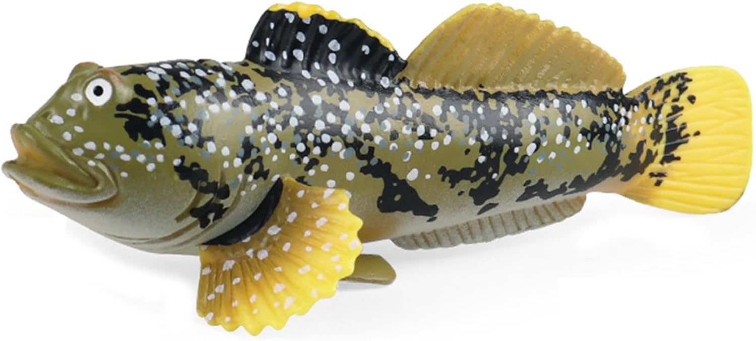 Sea Animal Toys 4.3x1.4x2.2 Realistic Mudskipper Animal Figures for Science Project & Cake Topper, Early Educational Sea Creatures Toys for Kids Toddlers| Figures for Toddlers 1-3 - Image 1 of 6