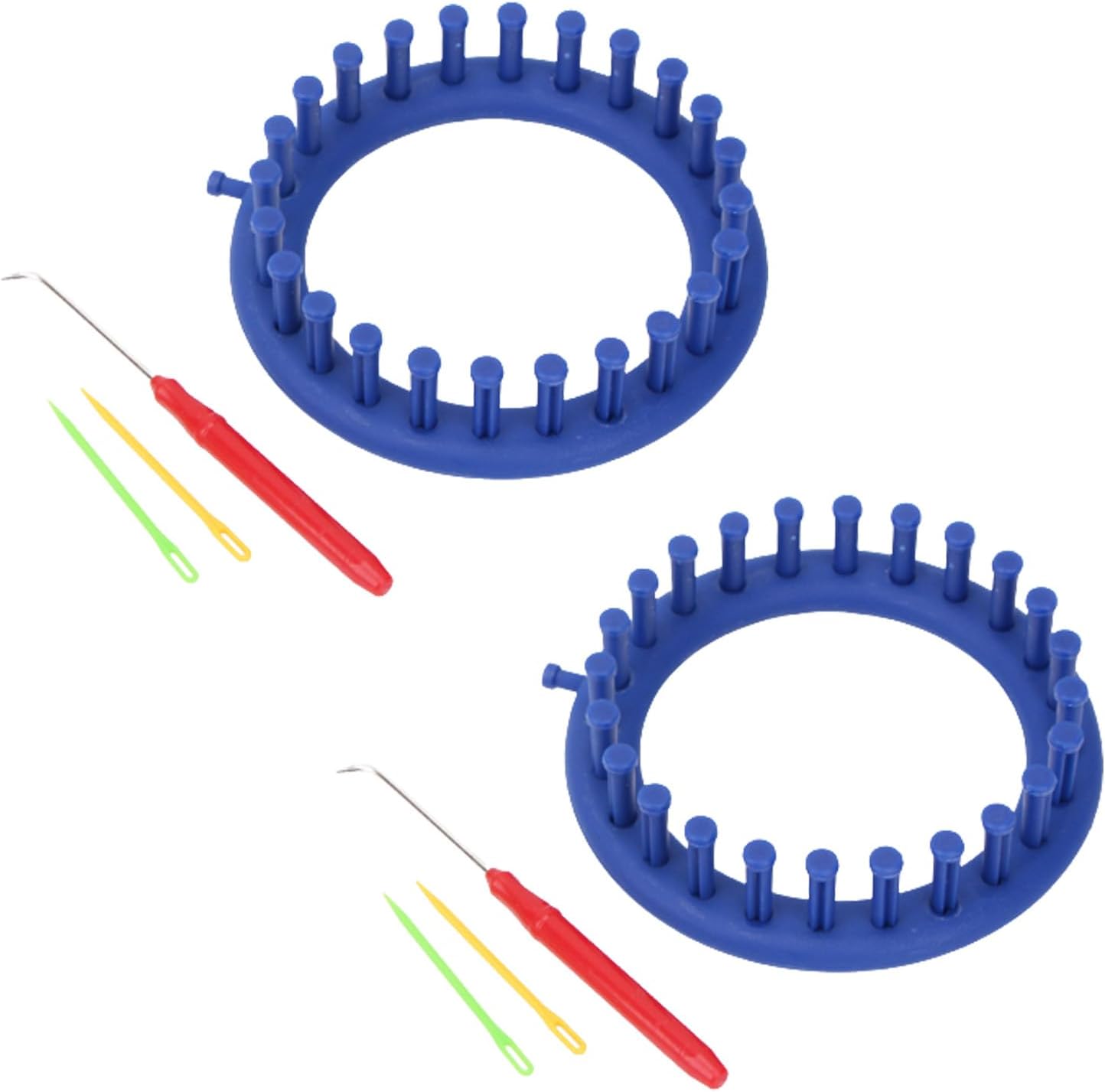Round Knitting Looms Set Craft Kit Tool with Hook Needle