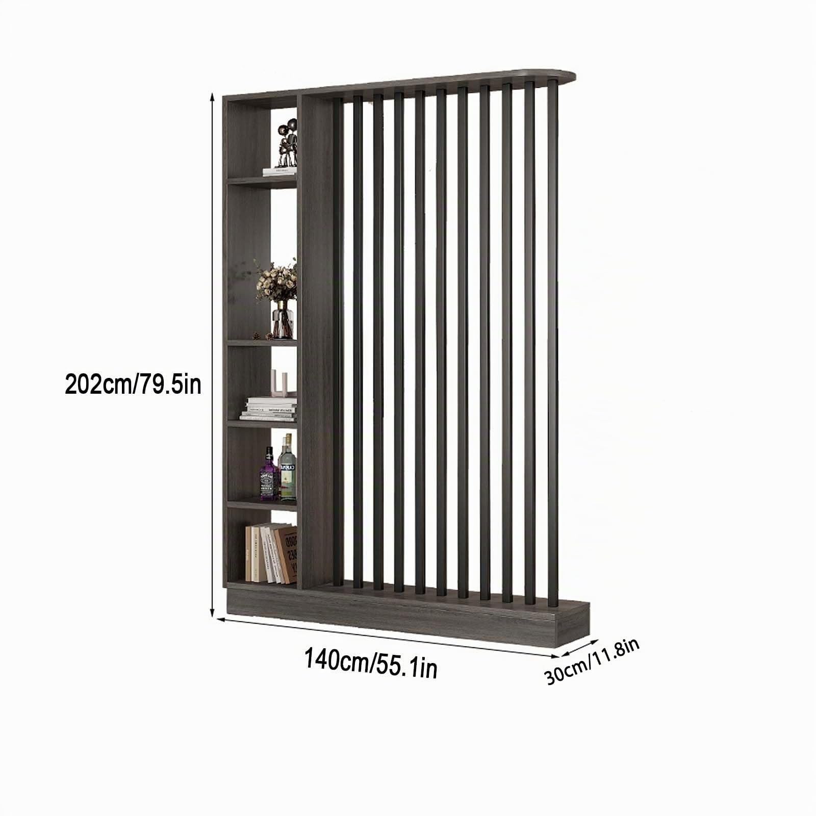 Freending kolumna działowa z półką Sto do sypialni, salonu, przedpokoju - 140 cm / 55.1in
