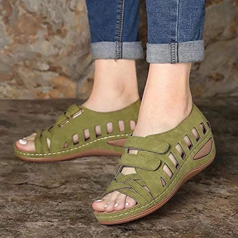 green cross ladies summer sandals