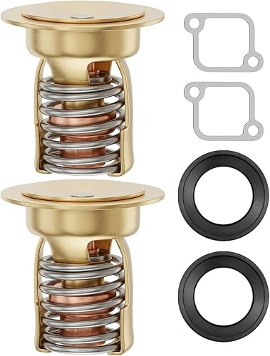 HZSIFU 18-3606 130°F/ 54°C Thermostat Kit Compatible with Mercury Marine 200-300