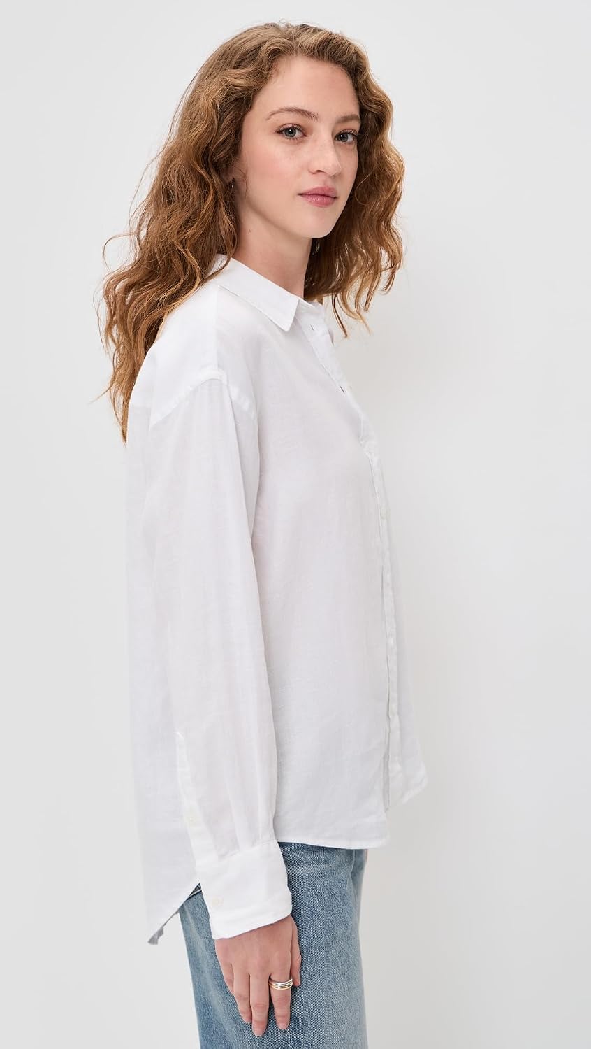 Faherty Women's Laguna Linen Relaxed Shirt