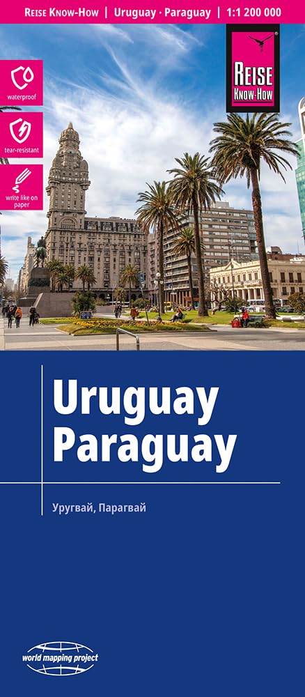 Uruguay, Paraguay (1:1.200.000) by Reise Know How (Sheet map, folded)