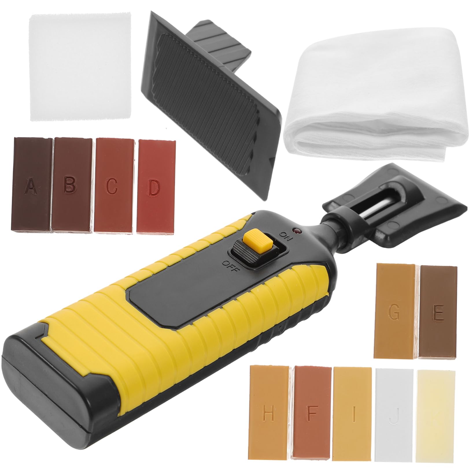 Reparador De Pisos De Vinilo y Madera Kit De Reparación Cera Eliminador De Rayones Para Reparar Daños Pisos Laminados