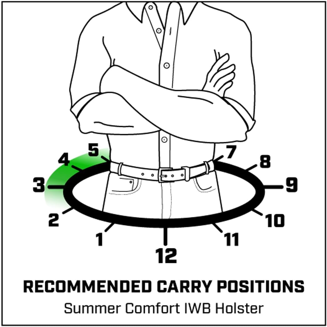 Galco Holsters Summer Comfort IWB Holster - Perfect for Concealed Carry
