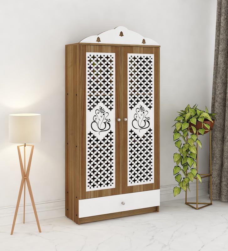 TRISULM Spree Home Temple/Pooja Unit/Home Mandir/Engineered Wood Home Temple (Height: 167, Knock Down) (B0D9QNTRQQ) Amazon Price History, Amazon Price Tracker