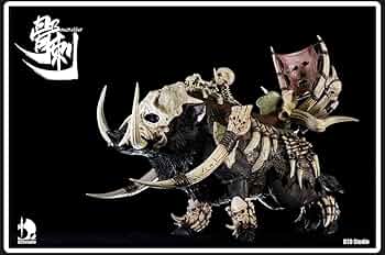d20studio イノシシ　 バトルボー 骨刺 (ブラウン) D20studio バトルボー 骨刺（ブラウン） 1/12スケール可動