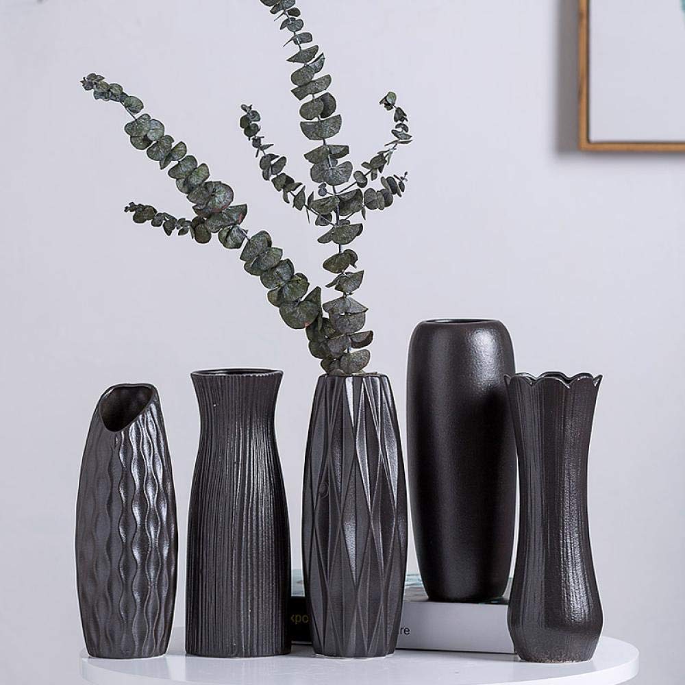 Modern Creative Classic Vase Chinese Arts and Crafts Decoration Contracted Porcelain Vase Creative Gift Home Decoration (B 24x8x9cm)