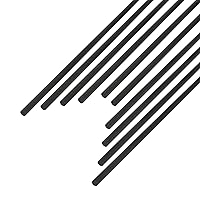 Vista 7 de Varilla de fibra de carbono de 0.157 in de diámetro, barra esmerilada sólida de 7.874 in, utilizada para cometa, aviones de control remoto, marco