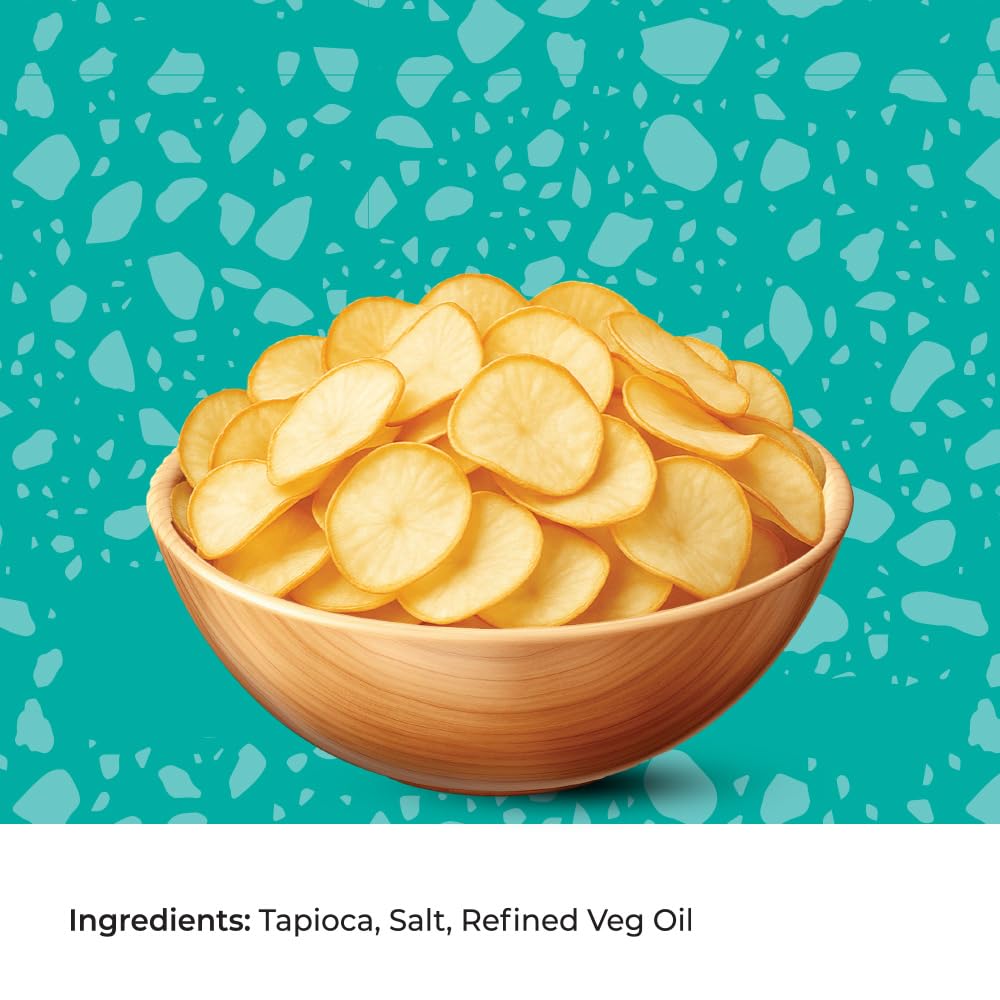 Kerala Thingz Peri Peri Banana Chips (100g) + Tapioca Chips (80g) | Combo 180g | Traditional Kerala Snack | Premium, Crunchy & Healthy | No Palm Oil, No Preservatives, Gluten Free, No Added Sugar, No Artificial Colours 4