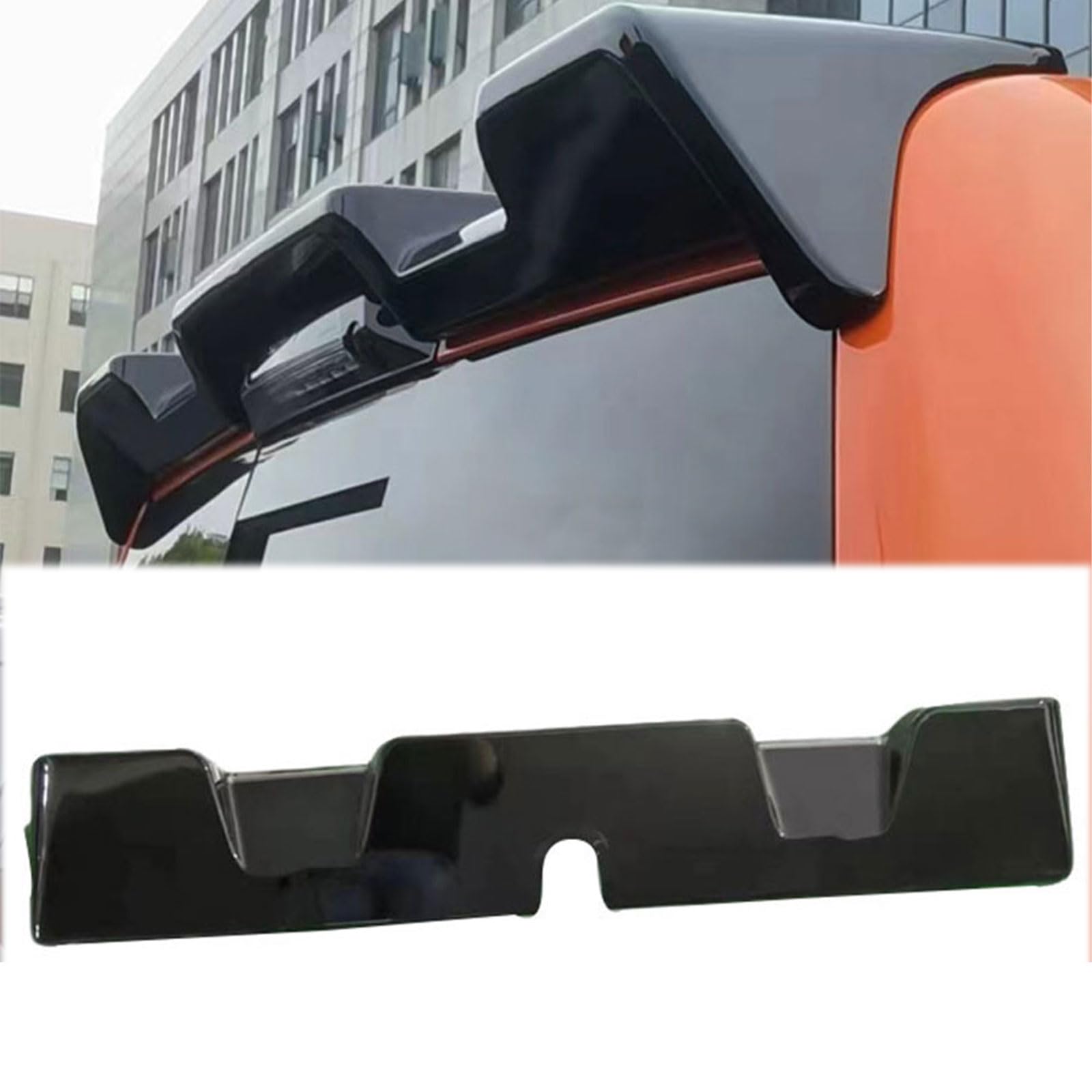 Rear Roof Spoiler Fits for 2019-2024 Dodge Ram 1500 Glossy Black Rear Tail Trunk Spoiler Lip Wing