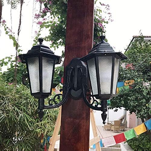 Applique murale à double tête étanche en alu pour éclairage villa