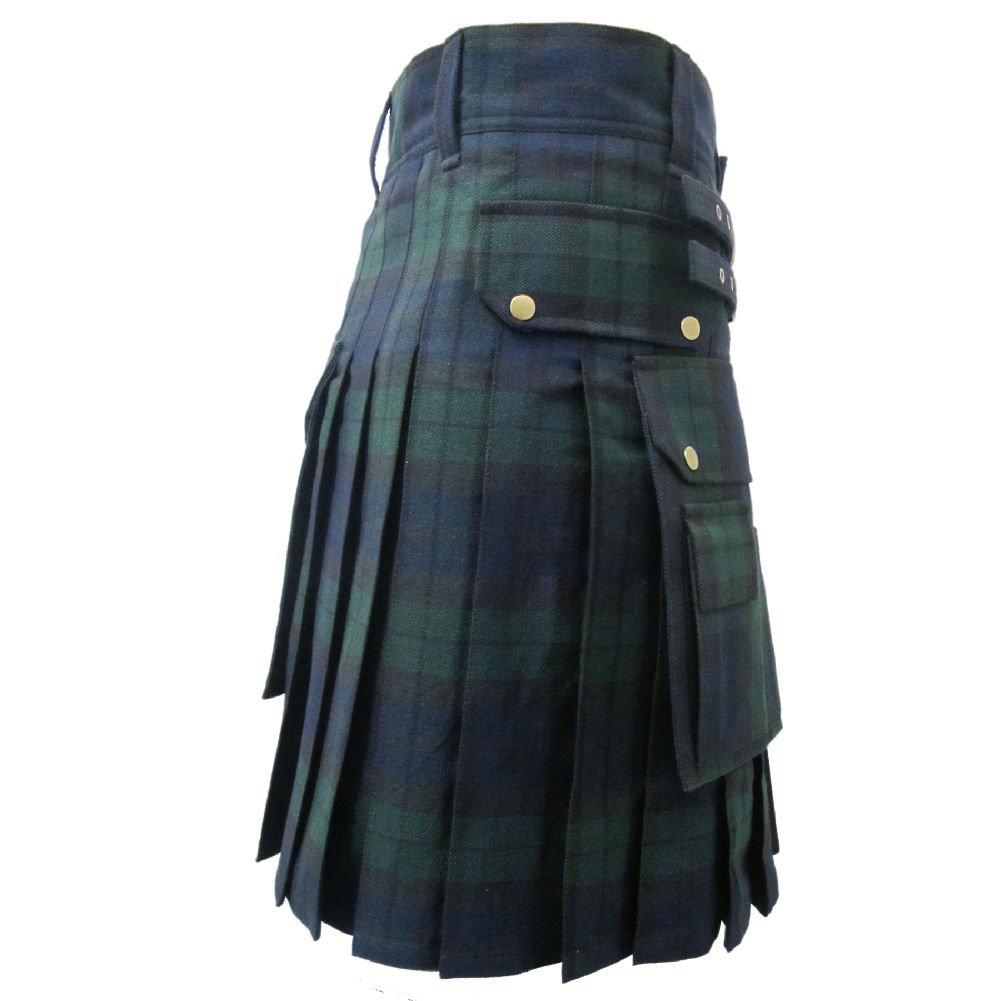 Tartanista - Kilt de travail pour homme - avec poches