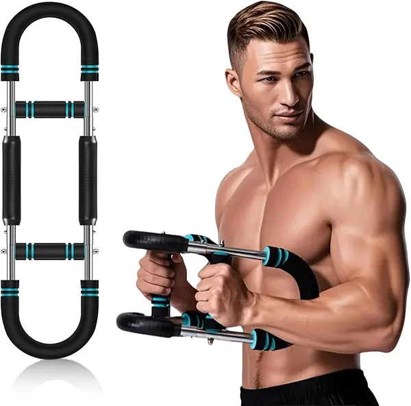 Twister Arm Exerciser, Adjustable Chest Expander, arm Exerciser, Shoulder Muscle Training, Portable Spring Resistance for Home Fitness