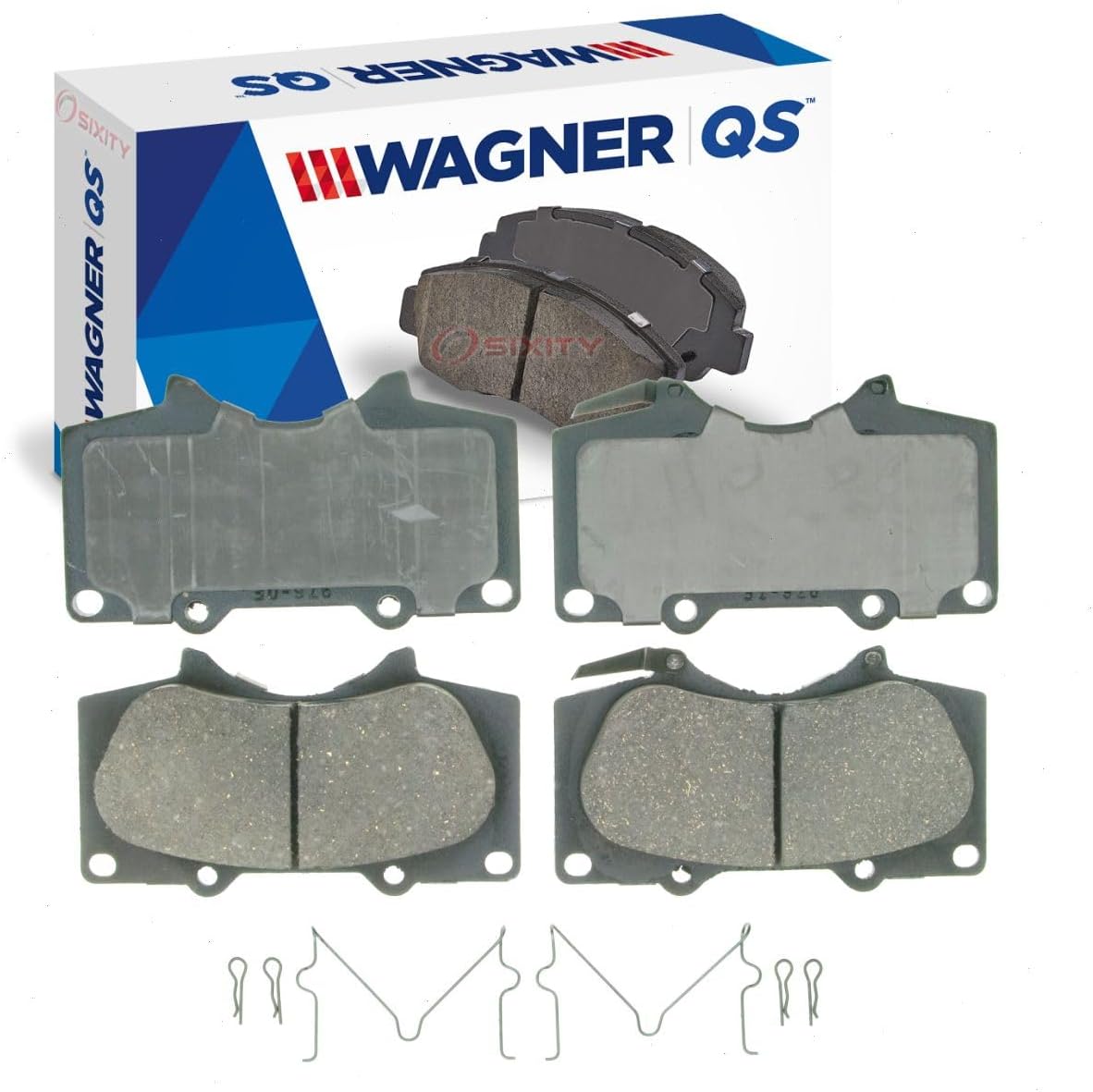 Wagner Front QS Disc Brake Pad Set compatible with Toyota Tacoma 2.7L 4.0L L4 V6 2005-2019