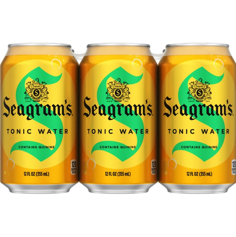Your Online Store Inc Tonic Water, Contains Quinine, 12 oz. Cans, Pack of 6