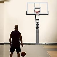 Vista 6 de Base acolchada de baloncesto de base cuadrada para baloncesto, almohadilla cuadrada de alta resistencia, para exteriores se adapta a 4 x 4 pulgadas