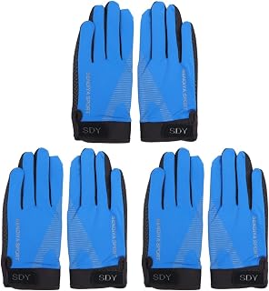BESPORTBLE 3 Pairs Fishing Gloves Warm Gloves Work Gloves Cycling Gloves Snorkelling Gloves Riding Gloves Fishing Anti-Scratch Gloves Non-slip Gloves For Swimming Keep Warm Ms
