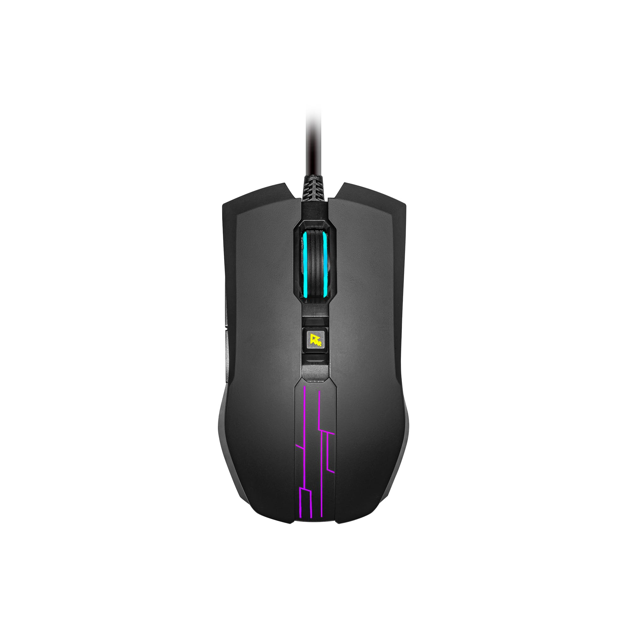 Devastator Tastiera RGB a 3 membrane e mouse RGB da gioco 4800 dpi (7 livelli di impostazione DPI)