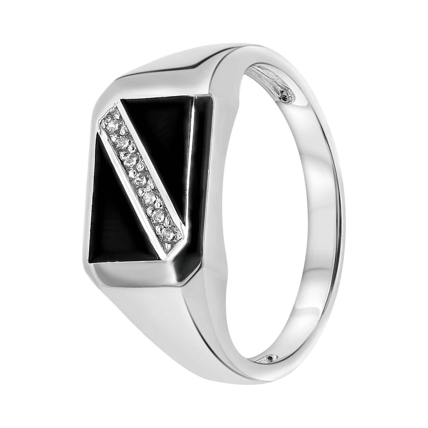 Lucardi Heren Vriendschapsring Tarragona - Ring - Echt Zilver