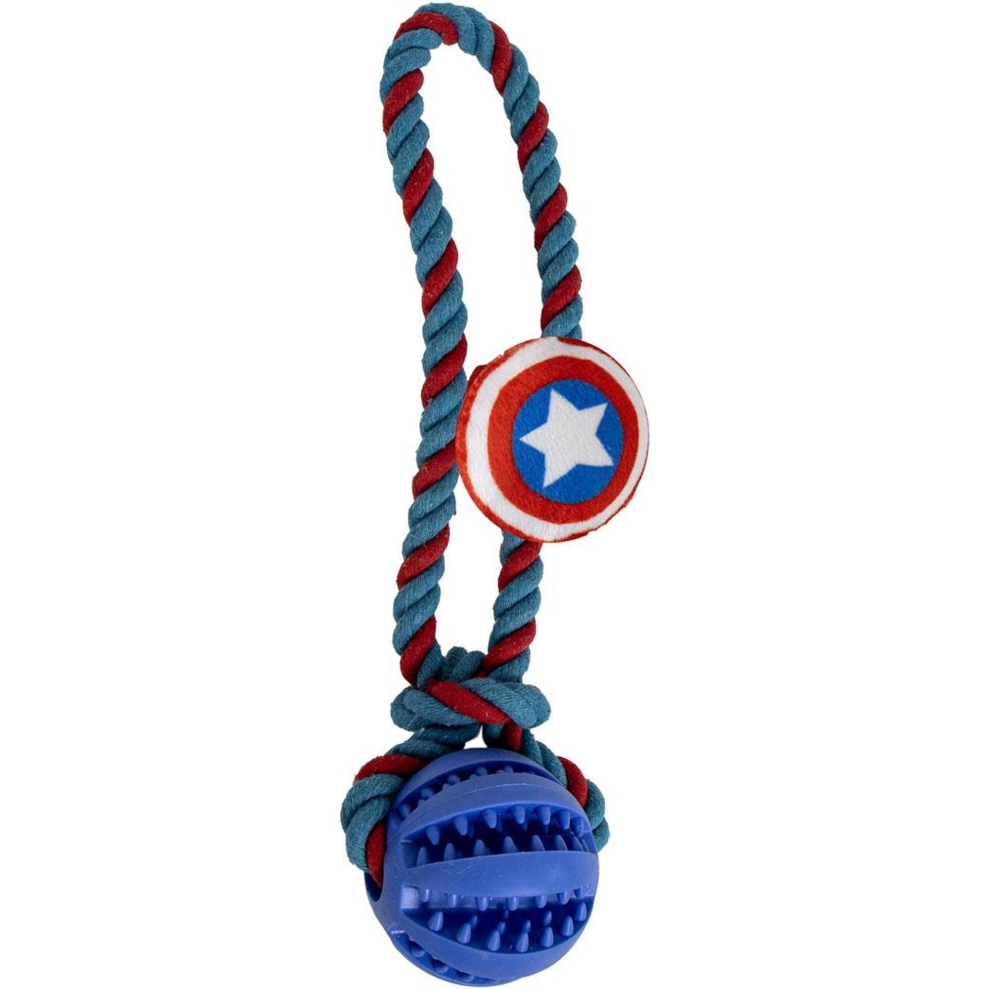 Cerdá- Dog Toy Rope Avengers Captain America 10.0 x 30.0 x 7.0 cm (2800000714)