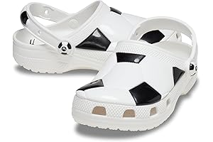 Sleek and Sporty Crocs for Young Soccer Enthusiasts