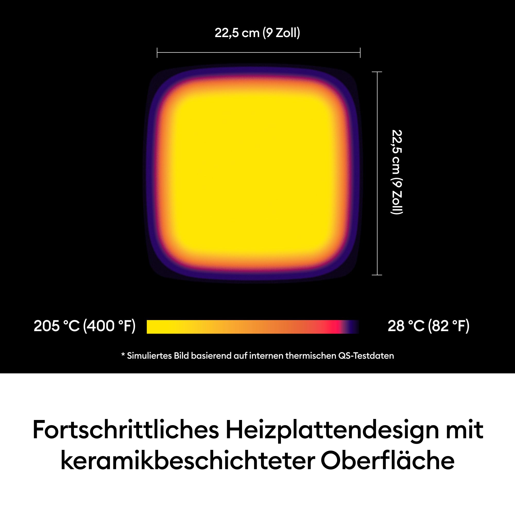 Cricut EasyPress 2 (SE) 22.9 x 22.9 cm Heißpresse für T-Shirts, Kissen, Tragetaschen – Himbeere