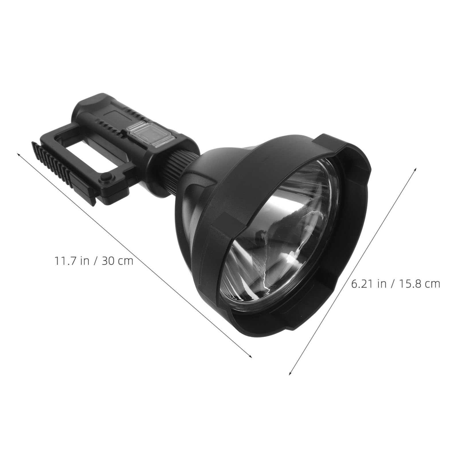 Torcia Elettrica Ricaricabile Luminosità P70 Alta ad LED per Campeggio | 8000mah, Nero, Design Portatile Multifunzione per Pesca e Uso Notturno