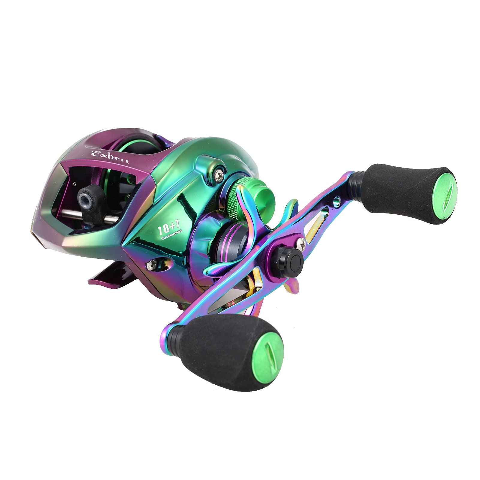 Amazon | ERYUE カラフルベイトキャスティングリール 2ラインスプール