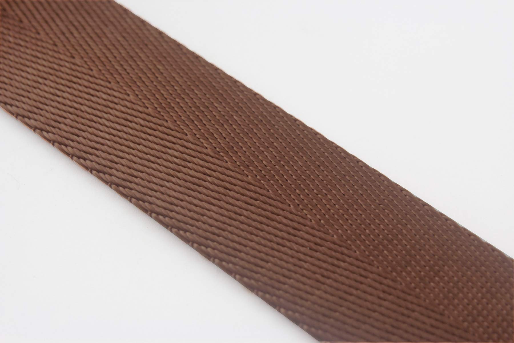 Cinghia Leggera In Nylon Colore Marrone/bronzo - Larghezza 7/8 Pollici, Lunghezza 25 Piedi (circa 7,6 Metri)