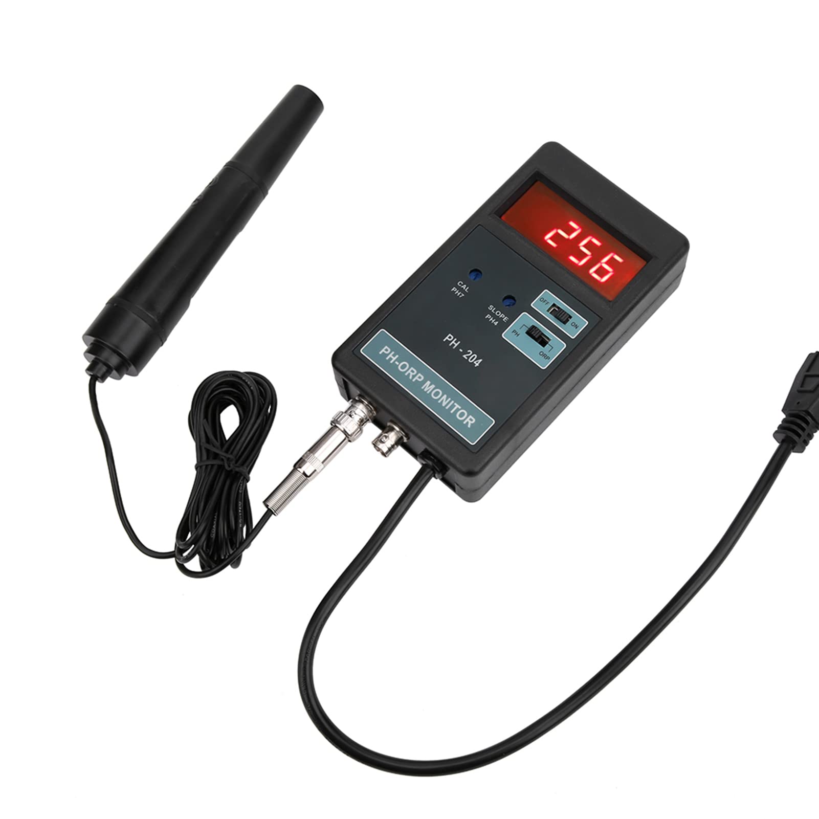 mingzhe Affichage Numérique Affichage de la Température du PH ORP Moniteur de Moniteur de des Testeurs de Compteur pour Les Tests de qualité de l'eau (Plug UE 220V)