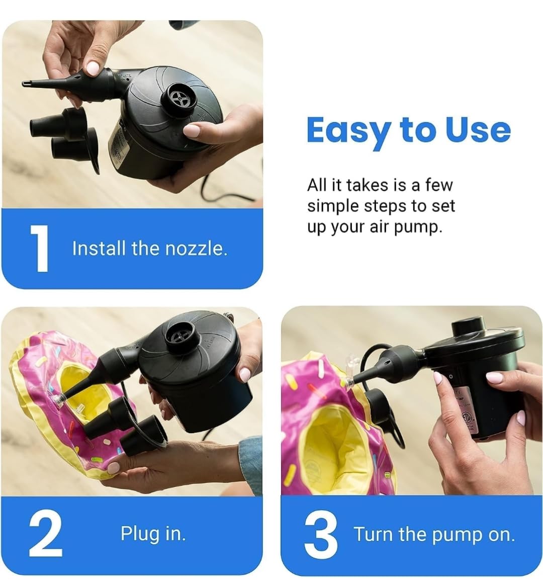 High-Speed Compressed Air Duster, Cordless 51,000 RPM Electric Blower with 3-Speed Modes & LED Light, 6000mAh Rechargeable Air Pump Cleaner for Electronics (Mini AIR BLOWER-0002) - Image 5 thumbnail