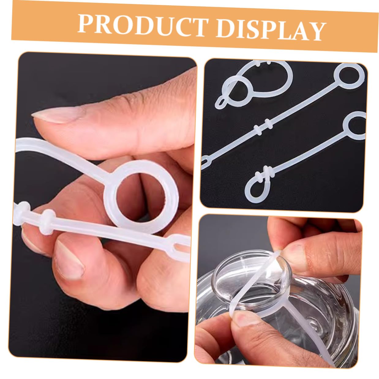 Cuerda Protectora de Silicona para Tapa de Tetera Cuerda Resistente al Desgaste Tamaño Compacto Accesorio para Tetera Doméstica de Uso Diario Utensilio Práctico para Cocina