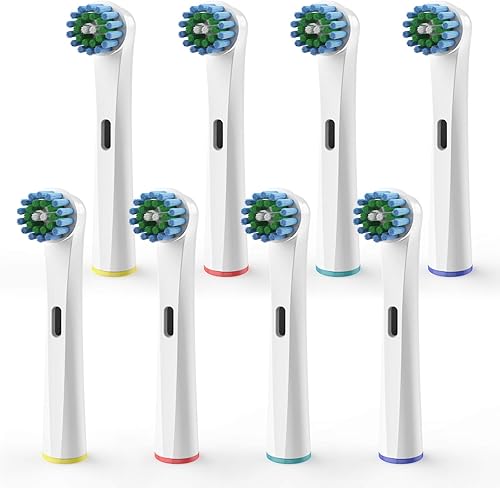 Vista 10 de Los mejores cabezales de cepillo de dientes de repuesto para Oral-B, compatibles con cepillo de dientes eléctrico Oral-B Braun, 4 unidades 4