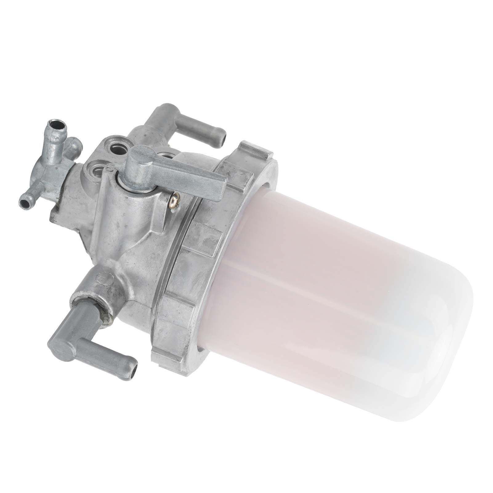 Gruppo filtro carburante in lega di alluminio a 5 tubi, filtro carburante, separatore acqua/carburante, 5 tubi 129100 55621, adatto per Komatsu PC30 35 40 45 50