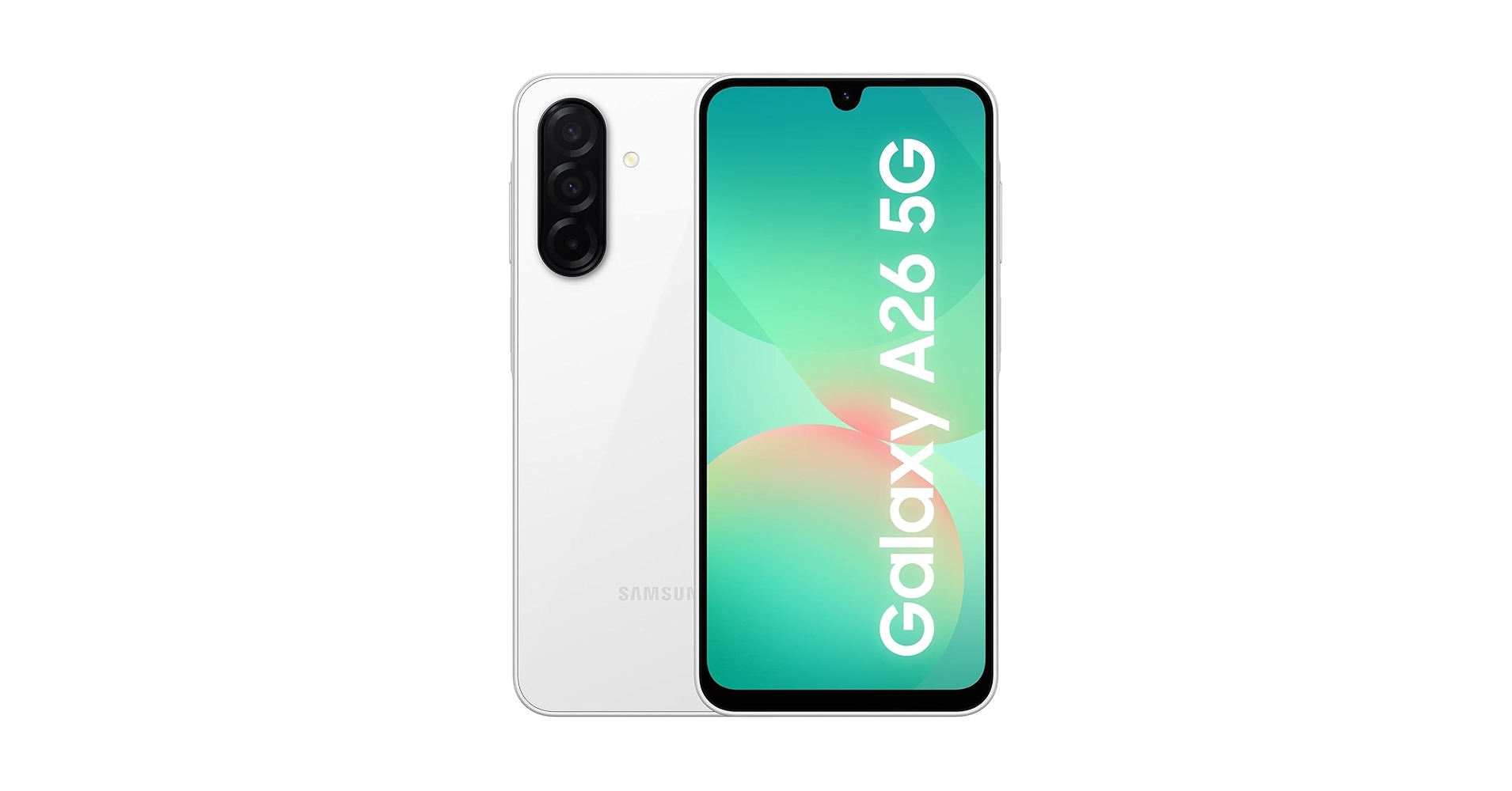 SAMSUNG - 【SIMフリー】Galaxy A26 5G｜128GB｜ホワイト【新品】 Samsung Galaxy A26 5G AI, 128GB+6GB RAM, Android Smartphone