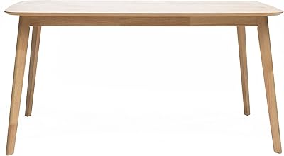 Christopher Knight Home Nyala Wood Dining Table, Natural Oak Finish