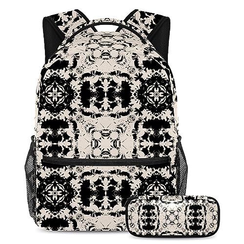 Sac à dos à motif écossais ergonomique soulageant le dos des adolescents et enfants