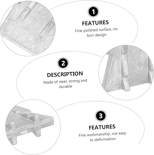 Miniatura 2 de Cabilock 4 unids Herramientas para el hogar Productos al aire libre Herramienta multiusos Herramienta de reparación de hacha de acero Mango Cuñas de