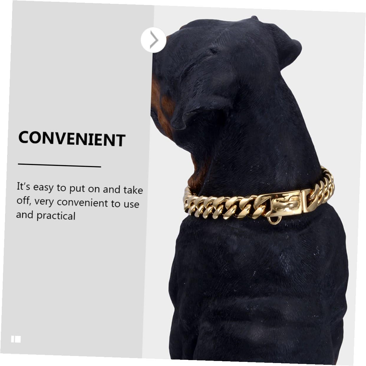 SUPVOX Collare per Cani Resistente all Usura in Acciaio Inossidabile Design Elegante per Cuccioli Adatto Piccoli Animali Domestici come Gatti e Cani Accessorio per Foto e Occasioni Specia