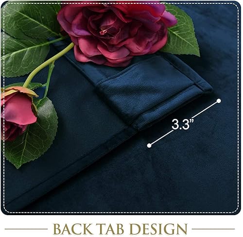 Miniatura 289 de StangH Cortinas verdes de terciopelo, cortinas extralargas para oscurecer la habitación del dormitorio, cortinas para sala de estar, cortina Verde