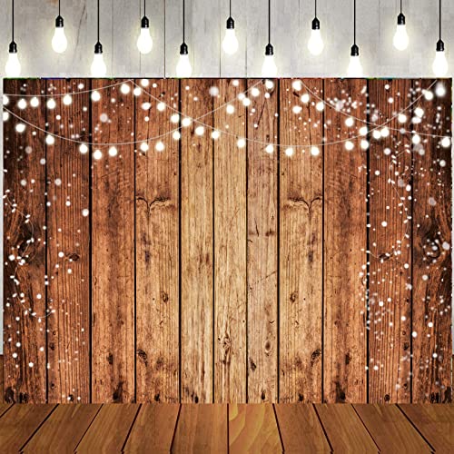 Ltlyh 7X5Ft Brown Wood Photography Backdrop Photographers Brown Photo Backdrop Retro Wood Wall Backdrop Baby Shower Birthday Party Banners Backdrop 216… #TOP1