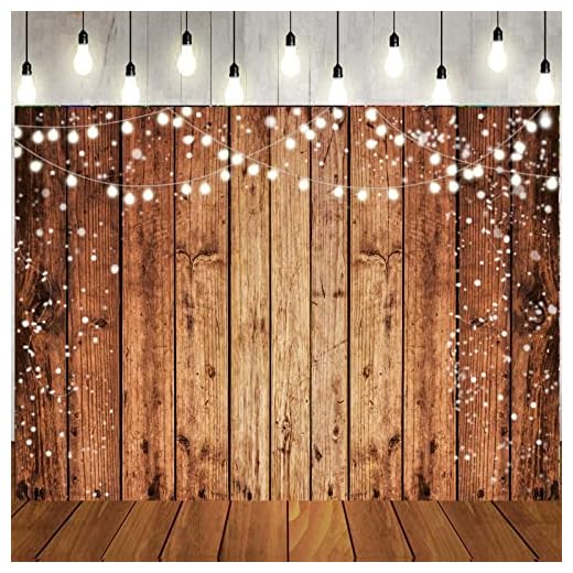 10x8ft Rustic Brown Wood Photography Backdrop