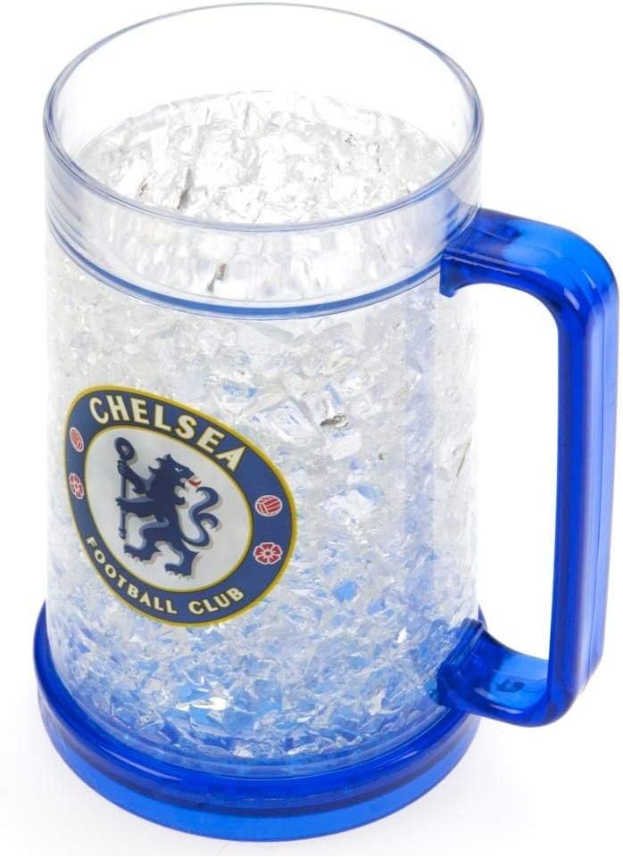 Authentic Chelsea FC Freezer Mug - Official Chelsea FC Product - Great Item for Chelsea Fans - Men and Women Love This Mug