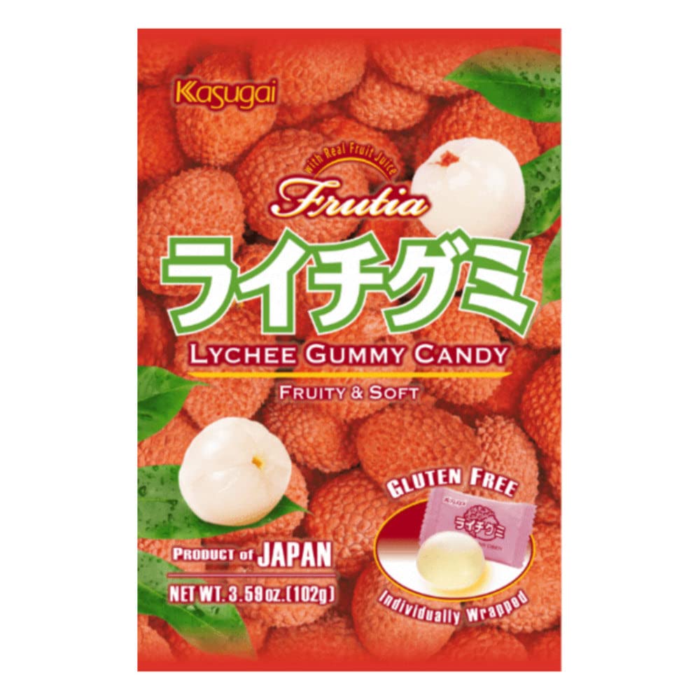 Kasugai Gummy Candy, Lychee, 3.59 Ounce : Amazon.ca: Grocery