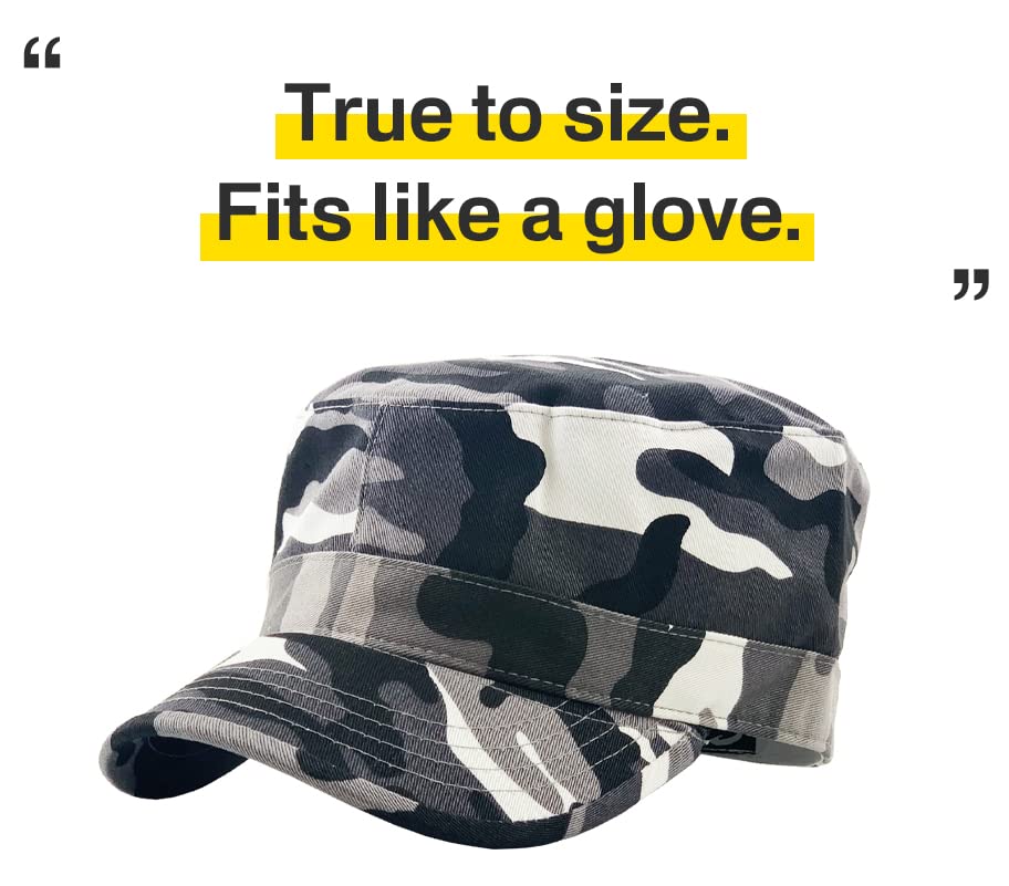 Image of KB-Ethos Cadet Army Cap Basic Everyday Military Style Hat (Now with STASH Pocket Version Available)