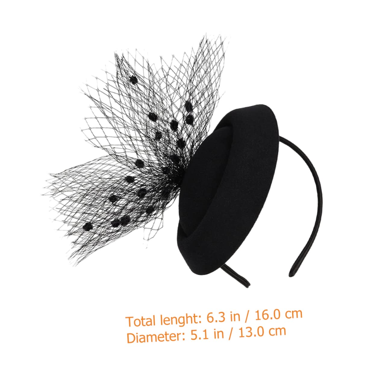 SHERCHPRY 2pcs Tea Party Cappello Sposa Donna Cappello Lana Modellazione